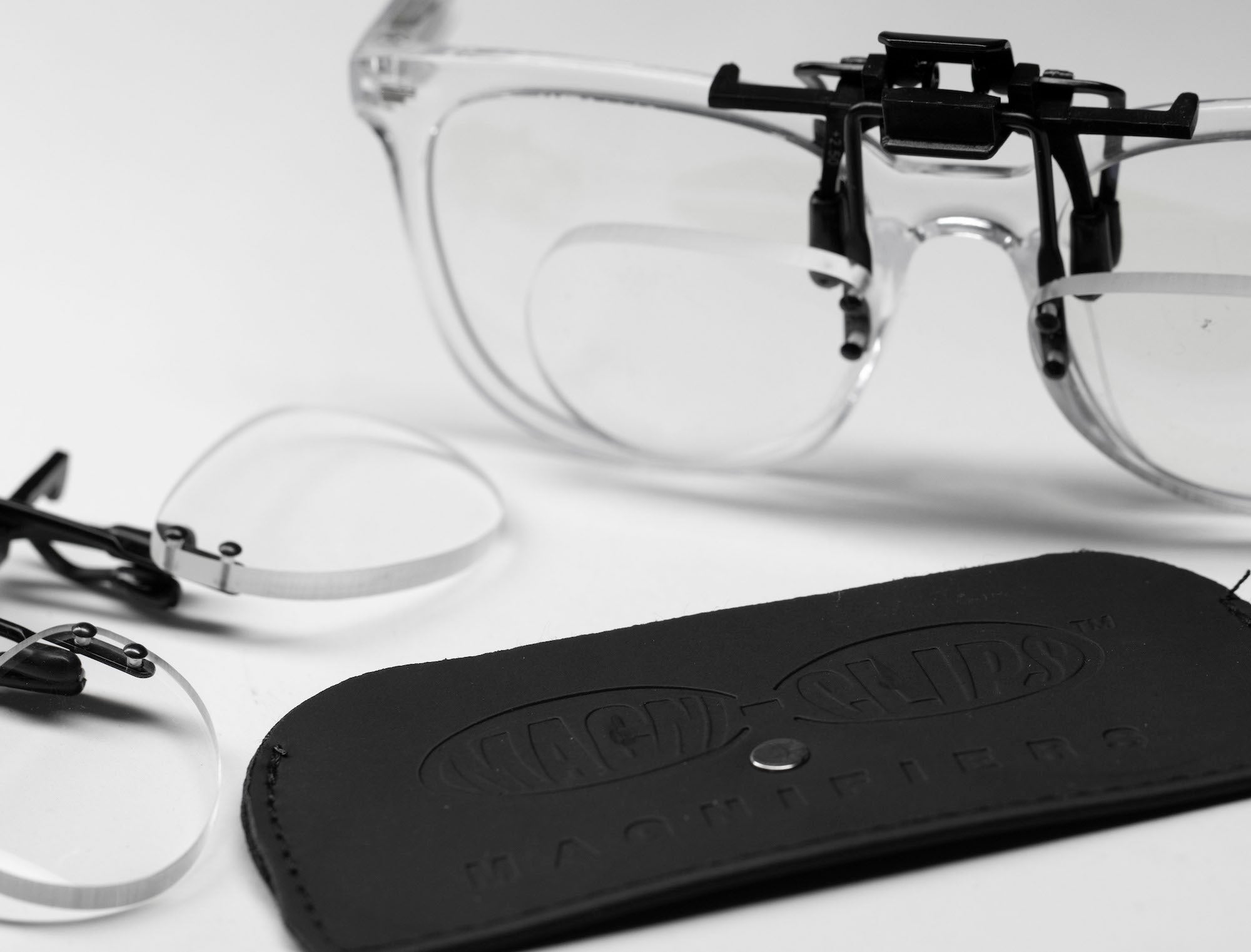 Reading Glasses Clip On Magnifiers for Eyeglasses and Flip Up